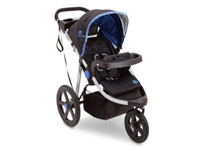 Jeep Adventure All Terrain Jogger Stroller by Delta Children, Tracks (439), with extendable and quilted European canopy 44