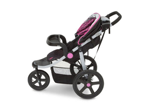 Jeep Adventure All Terrain Jogger Stroller by Delta Children, Berry Tracks (678), with multi-position reclining seat 62