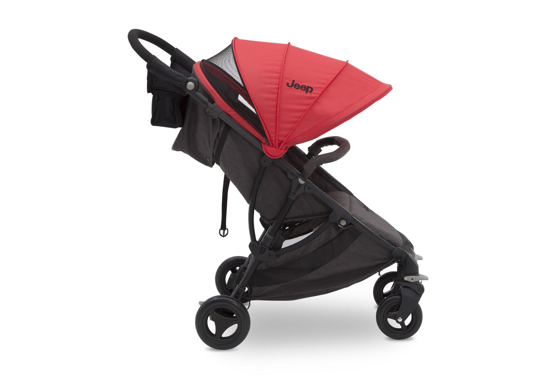 Jeep Gemini Stroller Red Stripe (2243)