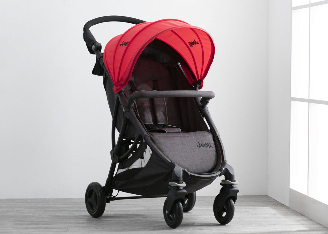 Jeep Gemini Stroller Red Stripe (2243) 13598-2243