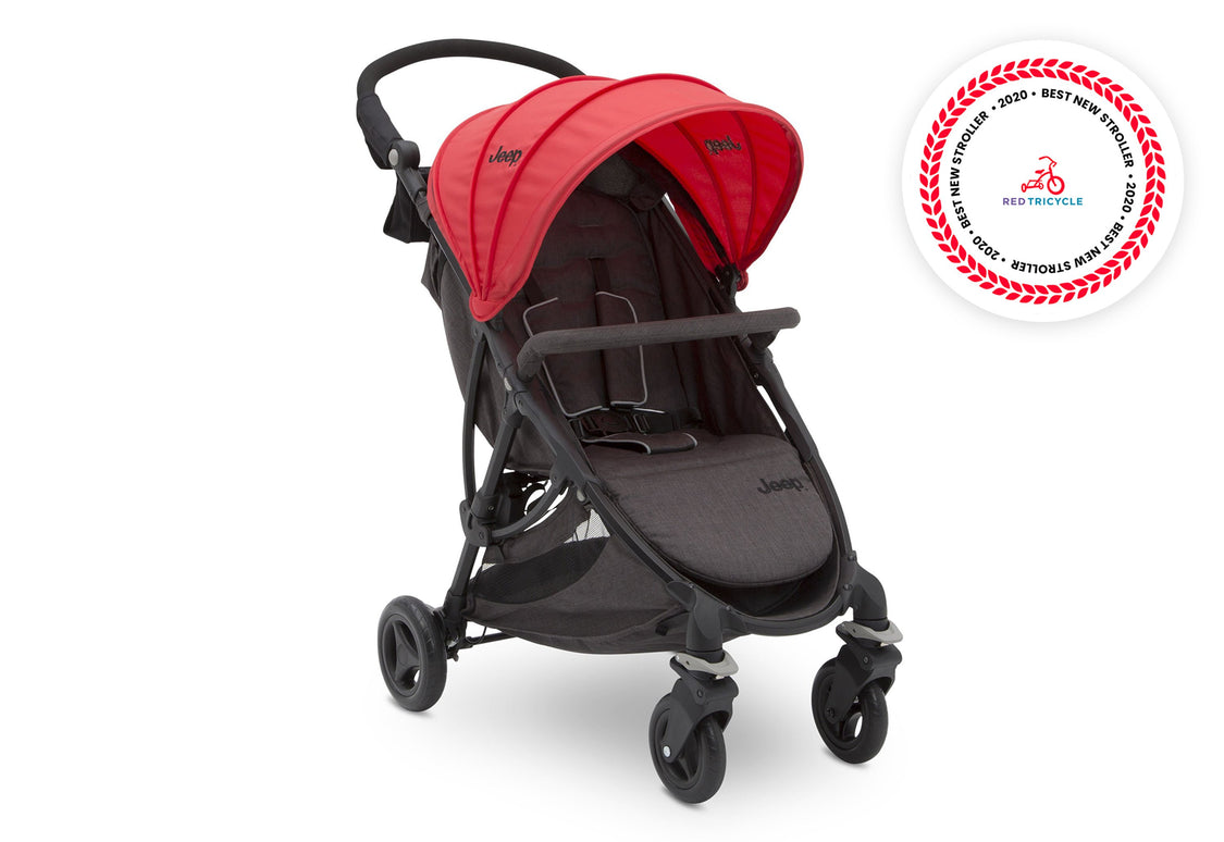 Jeep Gemini Stroller Red Stripe (2243)