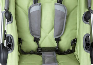 Simmons Kids Bright Green (320) Tour Buggy Stroller Seat Details View 3