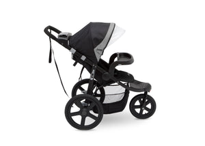Jeep Adventure All Terrain Jogger Stroller by Delta Children, Charcoal Tracks (0251), with multi-position reclining seat 66