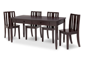Delta Children Black Espresso (907) Next Stepsâ„¢ Play Table with Storage & 4 Chairs a2a 2