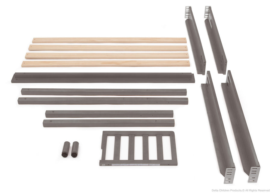 Delta Children Classic Grey (028) Crib 'N' Changer Conversion Kit a1a 1-Crib N Changer Conversion Kit
