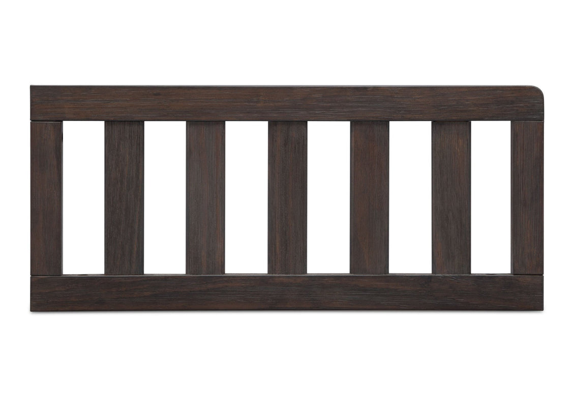 Simmons Kids Rustic Grey (084) Toddler Guardrail (180129), Front View a2a