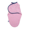 Girl (5004) 6-Little Lambs Adjustable Swaddle Wrap - Size Small/Medium, Fits Babies 0-3 Months/7-14 lbs.