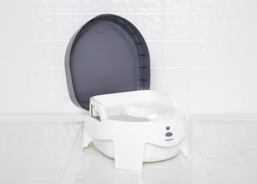 White and Grey (5052) 1-PerfectSize 3-in-1 Potty - Made with Recycled Ocean Plastic