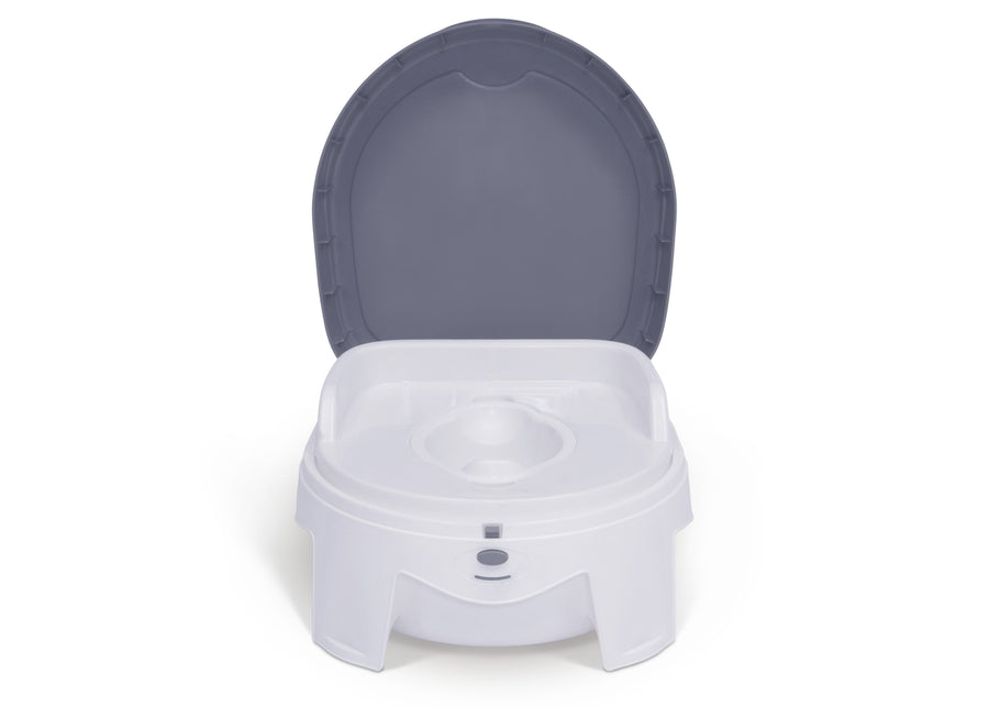 White and Grey (5052) 3-PerfectSize 3-in-1 Potty - Made with Recycled Ocean Plastic