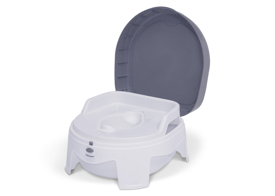 White and Grey (5052) 4-PerfectSize 3-in-1 Potty - Made with Recycled Ocean Plastic