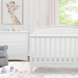 Archer 4-in-1 Convertible Crib Bianca White 3