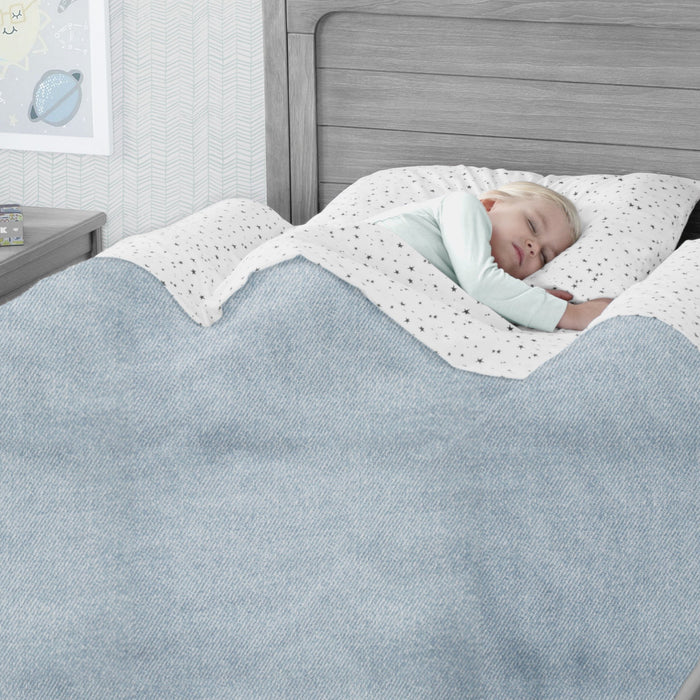 White (5051) 1-Inflatable Bed Rails for Toddlers & Kids with Foot Pump (2 Pack)