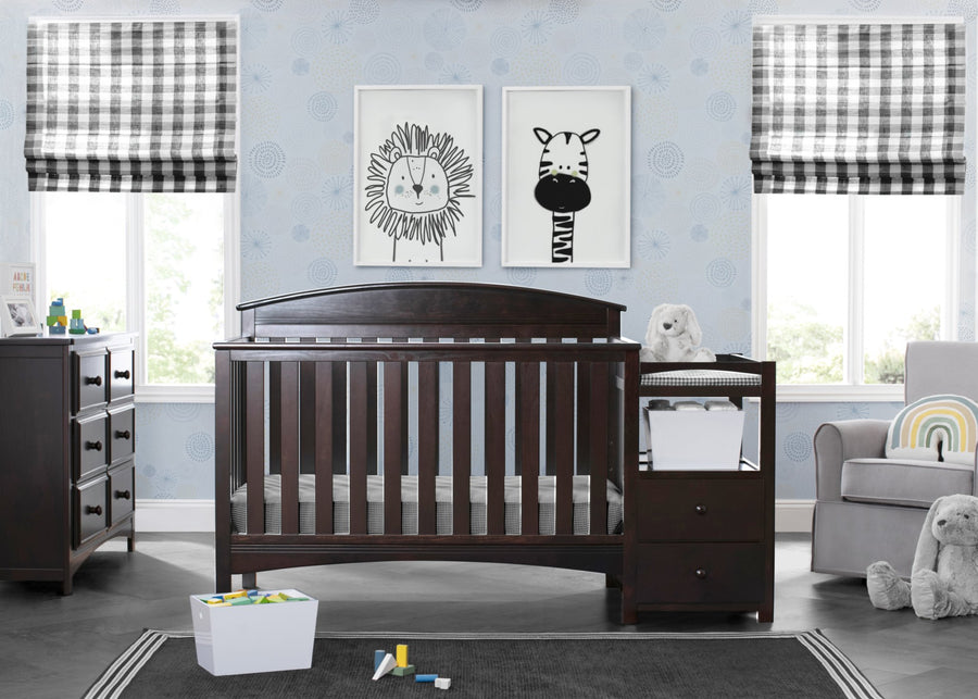 Abby Crib N Changer Dark Chocolate (207) 1-Abby Crib N Changer