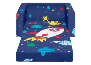 delta children's cozee flip out sofa Delta Children Space Cozee Flip Out 2-in-1 Convertible Chair to Lounger