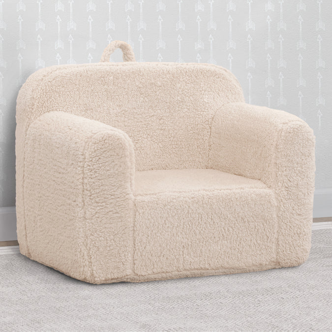 Cream Sherpa (5030) 14-Cozee Sherpa Chair for Kids
