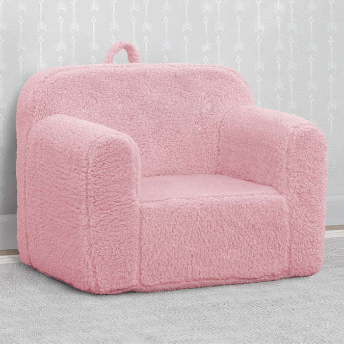 Pink Sherpa (5032) 8-Cozee Sherpa Chair for Kids