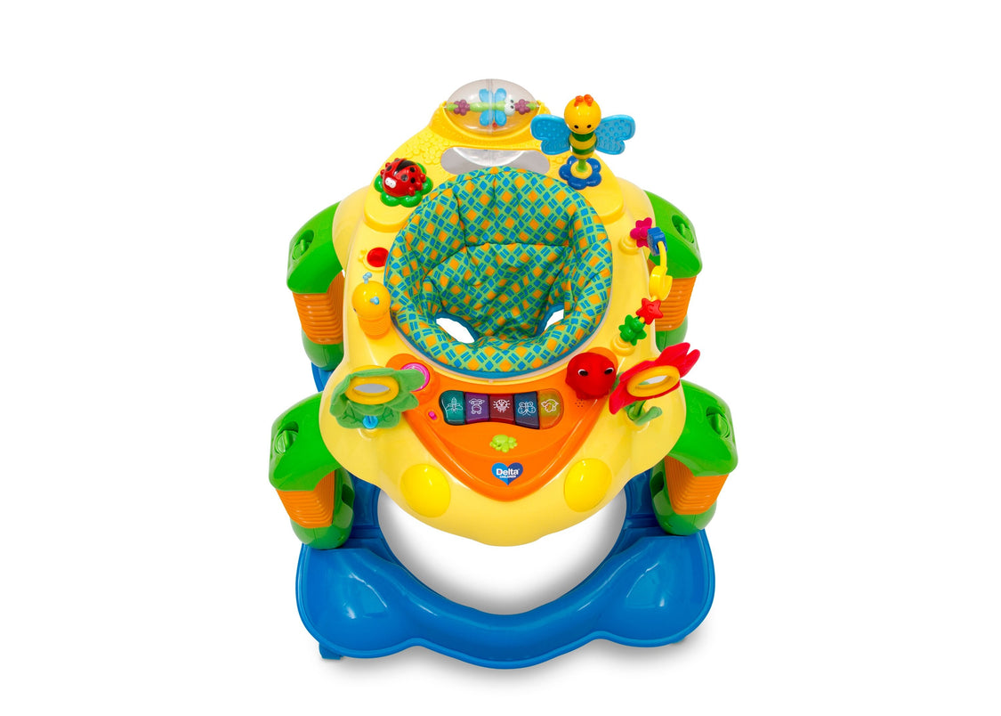 Delta Children Gridlock (387) Lil’ Play Station 4-in-1 Activity Walker Top Silo View