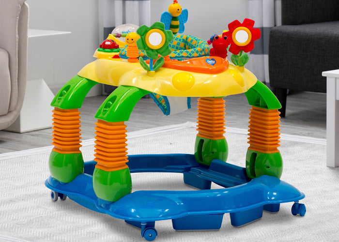 Delta Children Gridlock (387) Lil’ Play Station 4-in-1 Activity Walker Hangtag View 0-Lil’ Play Station 4-in-1 Activity Walker