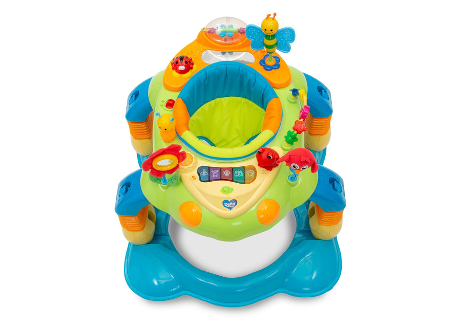 Delta Children Blue Walker (456) Lil’ Play Station 4-in-1 Activity Walker Top Silo View 11-Lil’ Play Station 4-in-1 Activity Walker