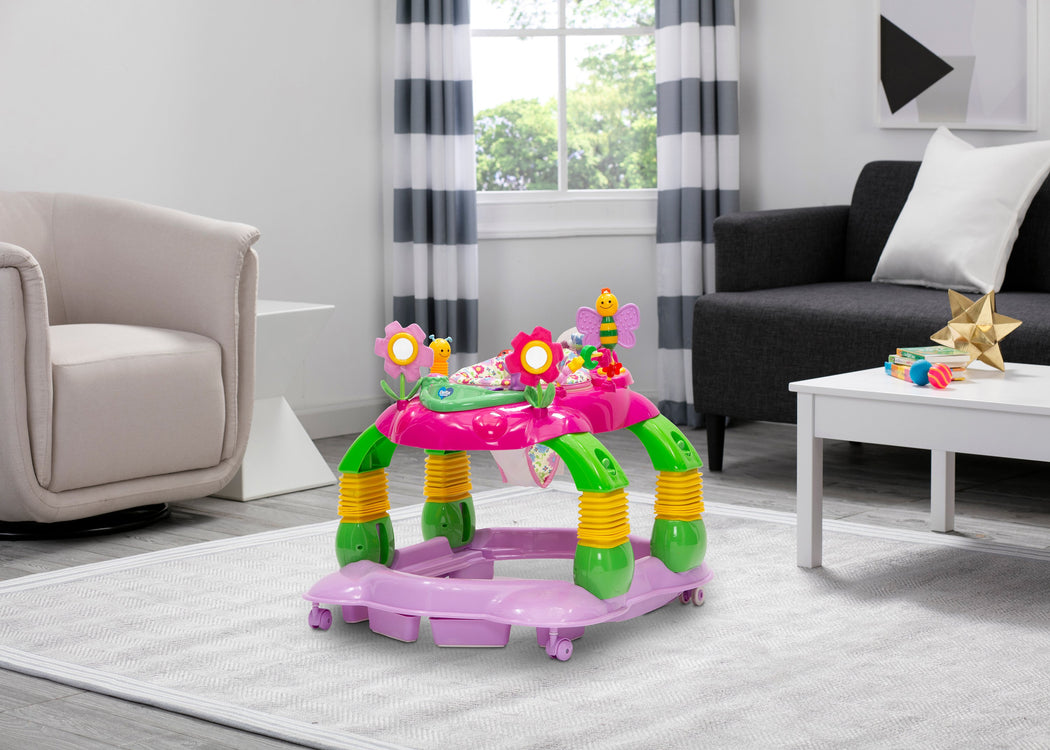 Delta Children Floral Garden (651) Lil’ Play Station 4-in-1 Activity Walker