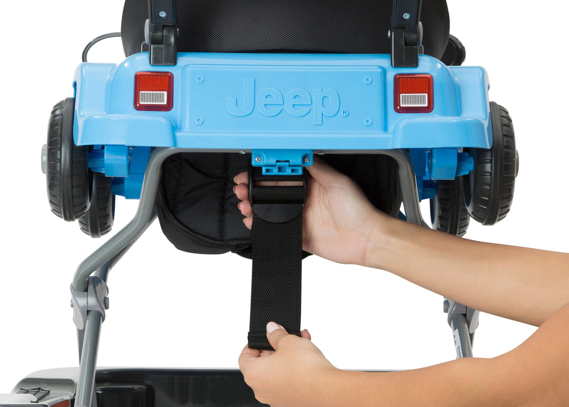  Jeep® Classic Wrangler 3-in-1 Grow With Me Walker, Anniversary Blue (2315), Adjustable seat height