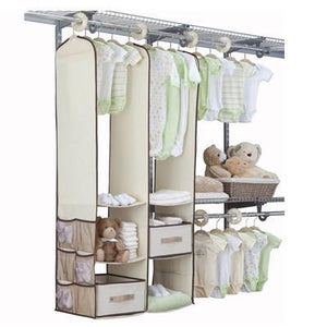 Delta Children Beige (250) 48-Piece Nursery Storage Set (SS2056), Room, c1c 2-24 Piece Nursery Storage Set