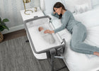 Grey Tweed (2012) 1-Close2Me Bedside Baby Bassinet