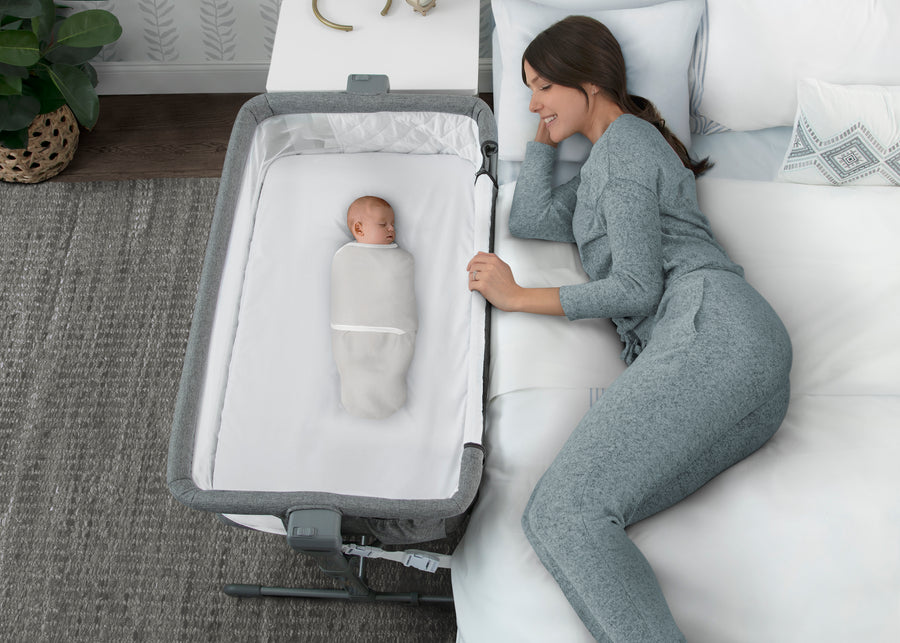 Grey Tweed (2012) 6-Close2Me Bedside Baby Bassinet