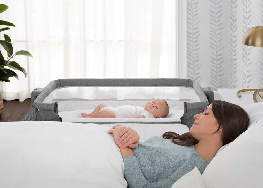 Grey Tweed (2012) 9-Close2Me Bedside Baby Bassinet