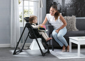 Delta Children Fairway  Midnight Black (2013) J is for Jeep Brand Classic High Chair, Room Shot a1a 7