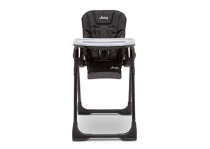 Jeep Classic Convertible High Chair for Babies and Toddlers by Delta Children, Midnight Black (2013), 5-point safety harness keeps little ones securely 3