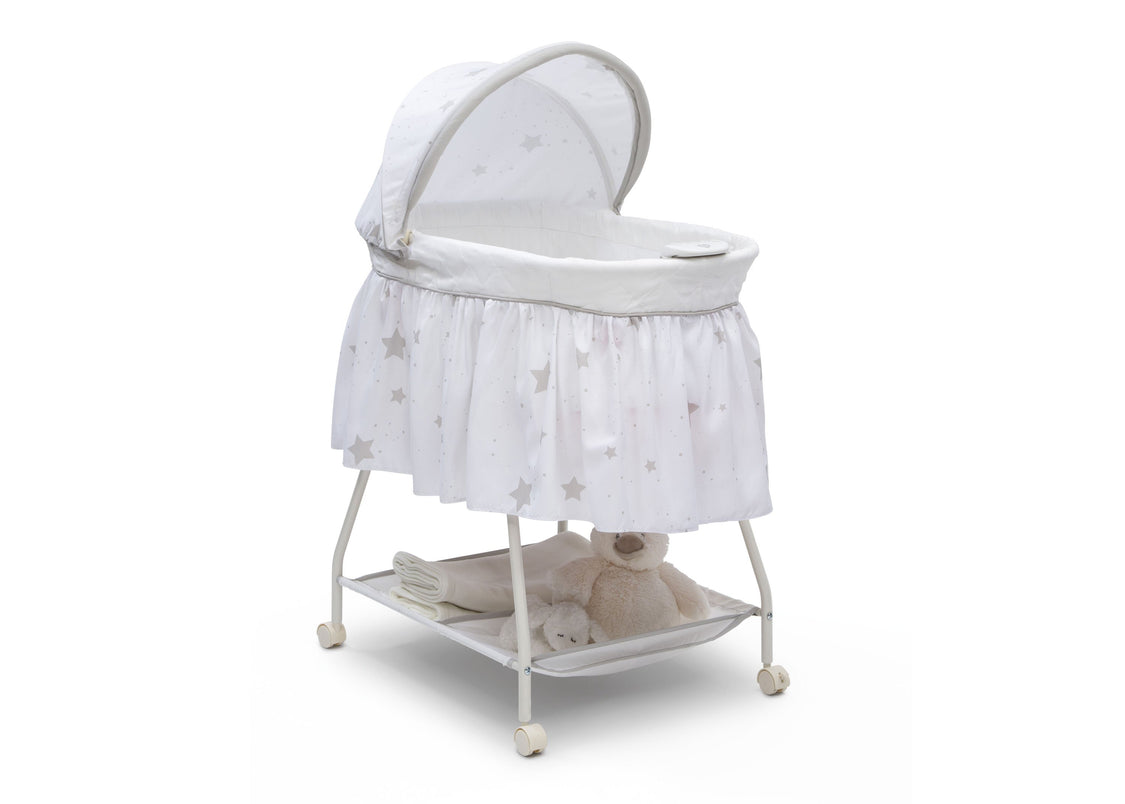 Delta Children Stardust (2066) Deluxe Sweet Beginnings Bassinet, Right View h3h