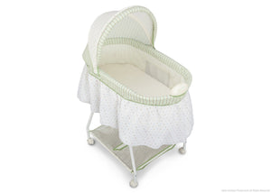 Delta Children Scarborough White (110) Ultimate Sweet Beginnings Bassinet, Above View h3h 5