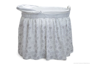 Delta Children Branch Out (260) Ultimate Sweet Beginnings Bassinet, Full Side View with Canopy Option b2b 0