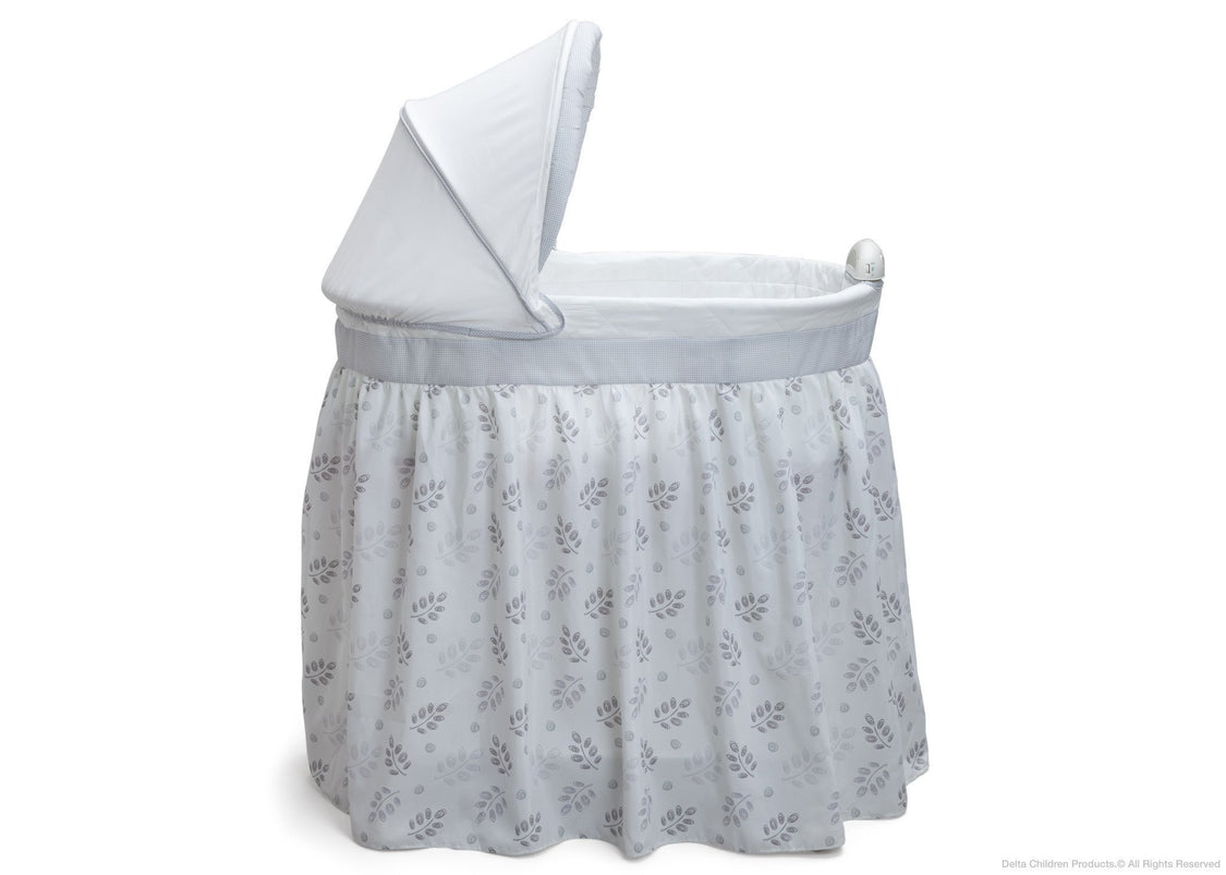 Delta Children Branch Out Ultimate Sweet Beginnings Bassinet, Full Side View
