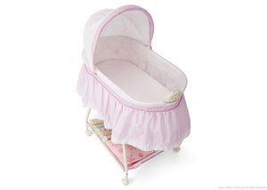 Delta Children Sweetest Girl (681) Ultimate Sweet Beginnings Bassinet, Above View g4g 3