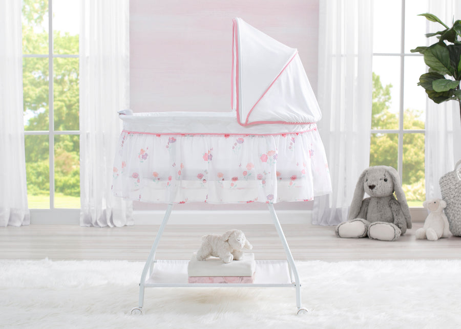Classic Breeze Bassinet English Garden Floral (2213) 6-Classic Breeze Bassinet