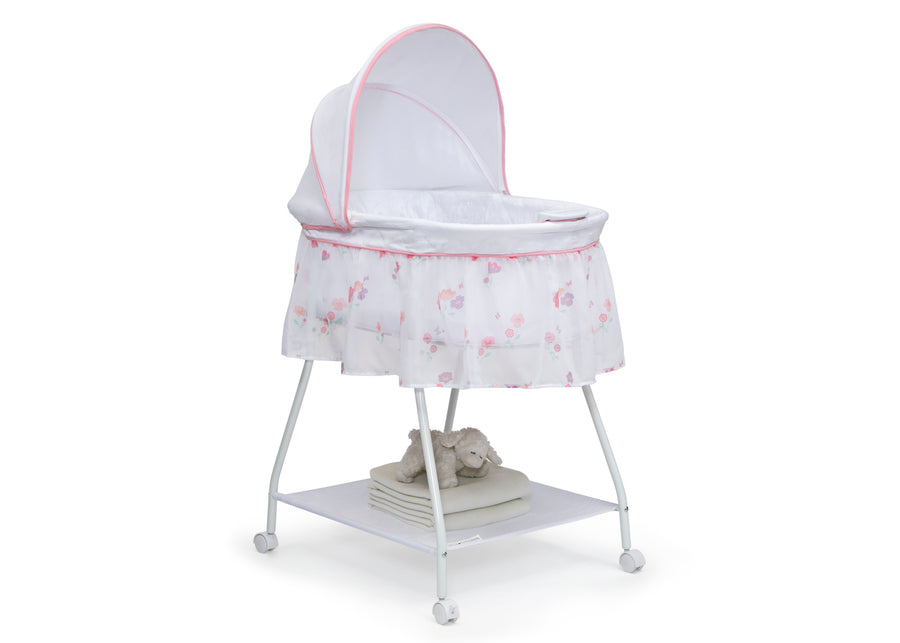 Classic Breeze Bassinet English Garden Floral (2213) 7-Classic Breeze Bassinet