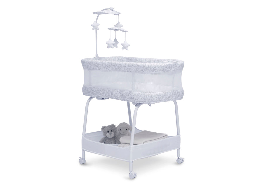 Alloy Grey (2327) 2-SmartSleep Auto Glide Bassinet with Bluetooth