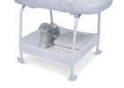 Alloy Grey (2327) 5-SmartSleep Auto Glide Bassinet with Bluetooth