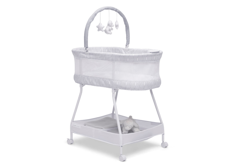 Grey Waves (2239) 2-Wave Bassinet