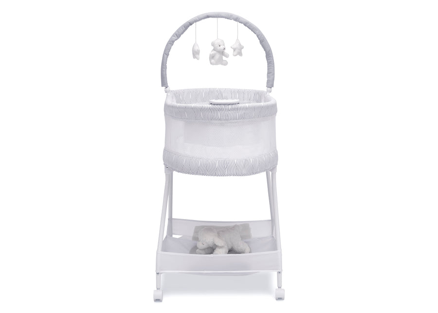 Grey Waves (2239) 5-Wave Bassinet