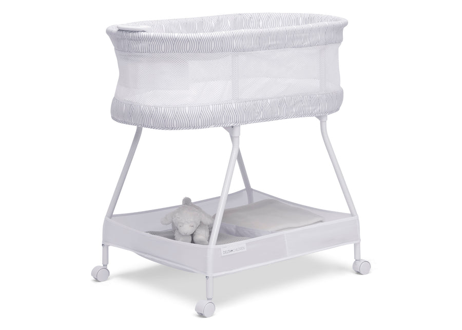 Grey Waves (2239) 3-Wave Bassinet