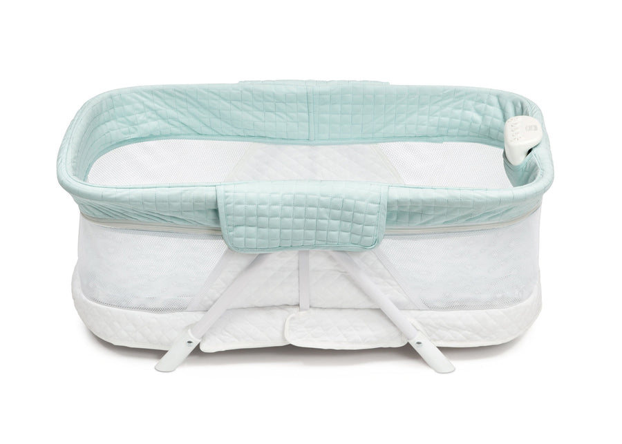 Ultra-Compact Travel Bassinet Aqua Geo (2040) 25403-2040 4-Ultra-Compact Travel Bassinet