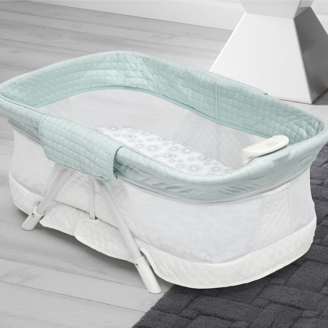 Ultra-Compact Travel Bassinet Aqua Geo (2040)