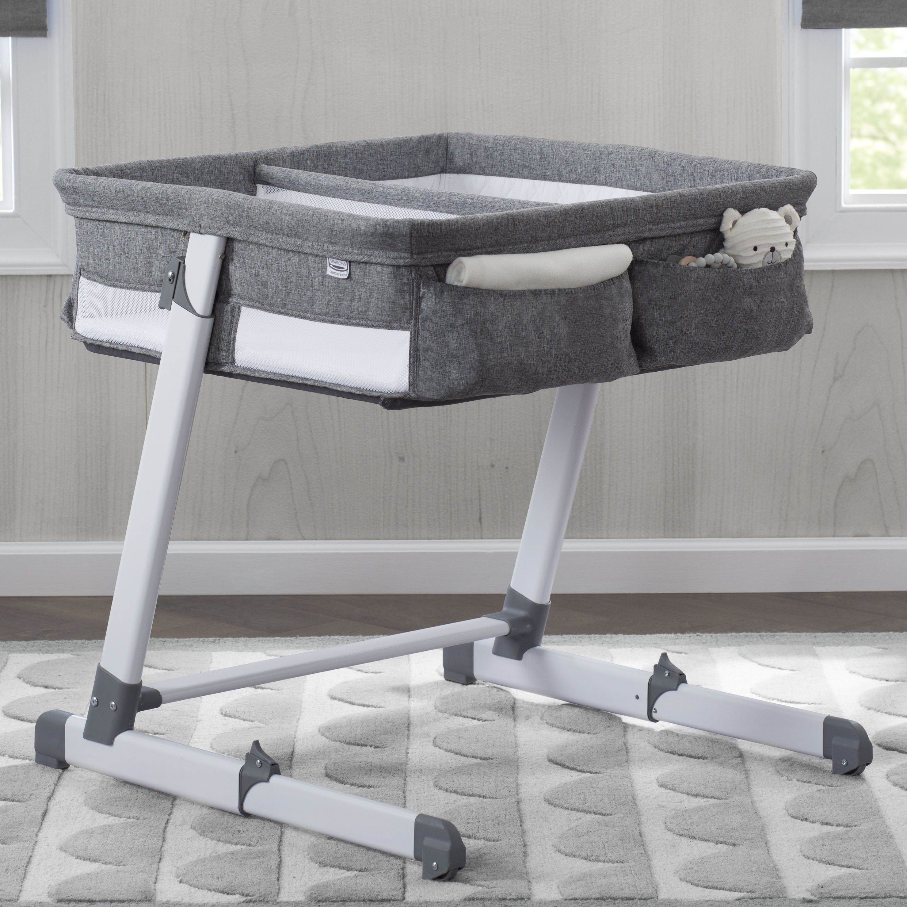 By The Bed Twin City Sleeper Bassinet - Delta Children