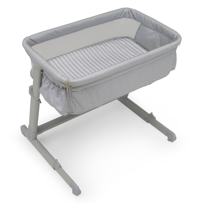 Grey Stripes (2359) 16-babyGap Whisper Bedside Bassinet