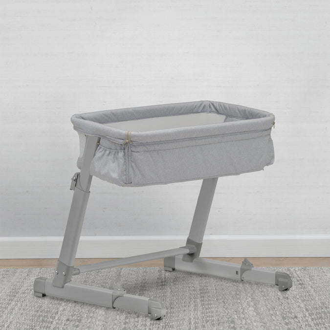 Grey Stripes (2359) 30-babyGap Whisper Bedside Bassinet
