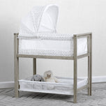 Farmhouse 2-in-1 Wood Bedside Bassinet Sleeper and changer Royal Charm (2098)