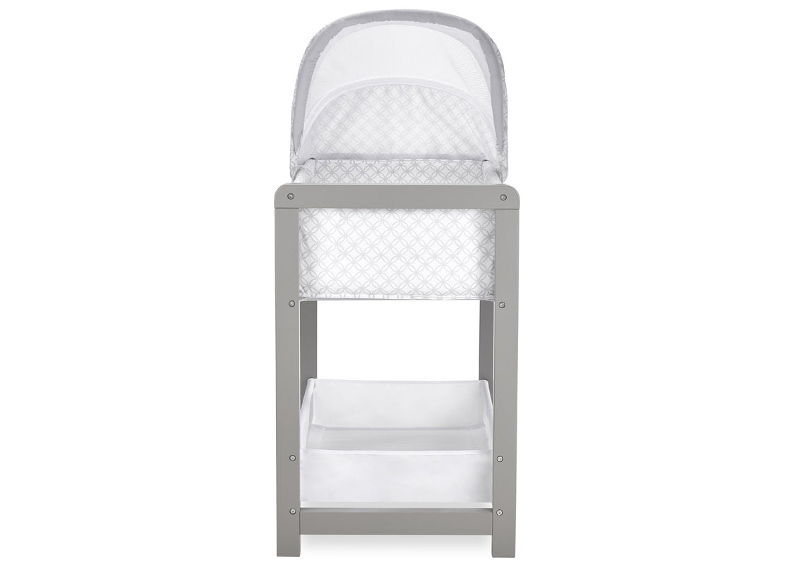 Classic Deluxe Wood Bedside Bassinet Sleeper Grey (2130)
